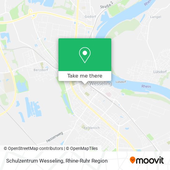 Schulzentrum Wesseling map