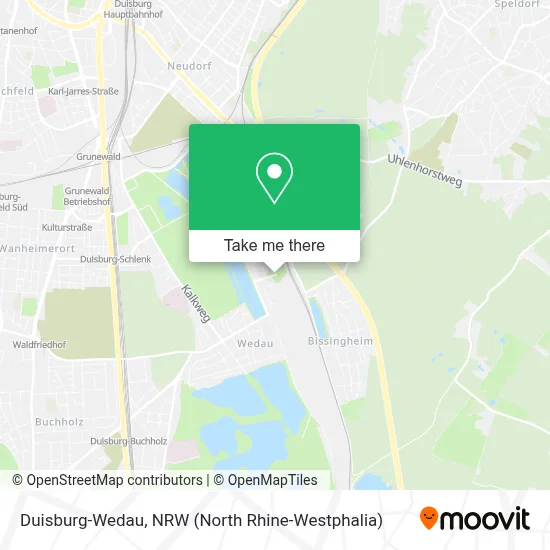 Duisburg-Wedau map