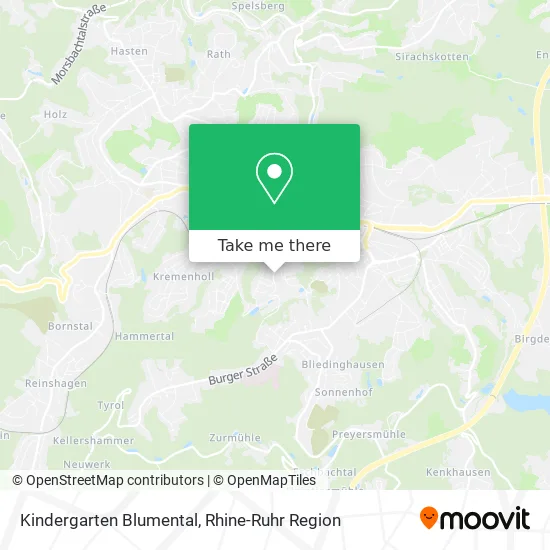 Kindergarten Blumental map