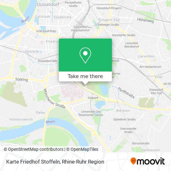 Karte Friedhof Stoffeln map