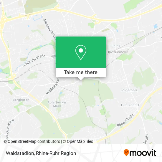 Карта Waldstadion