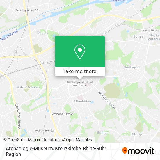 Карта Archäologie-Museum/Kreuzkirche