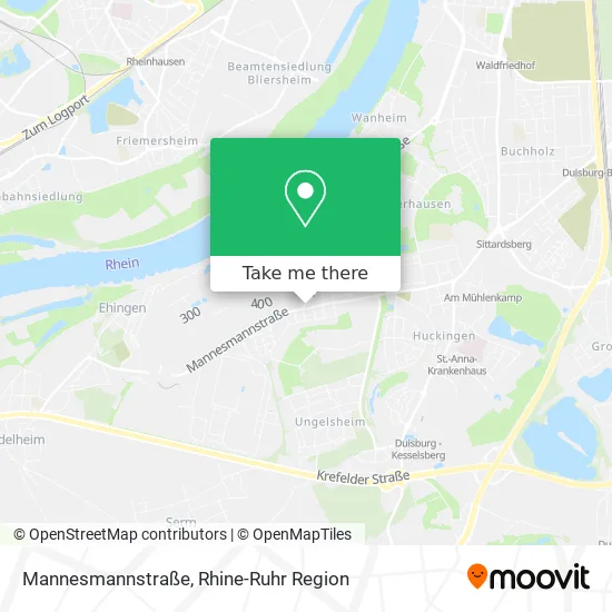 Карта Mannesmannstraße