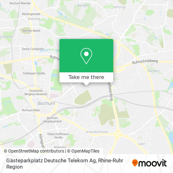 Карта Gästeparkplatz Deutsche Telekom Ag