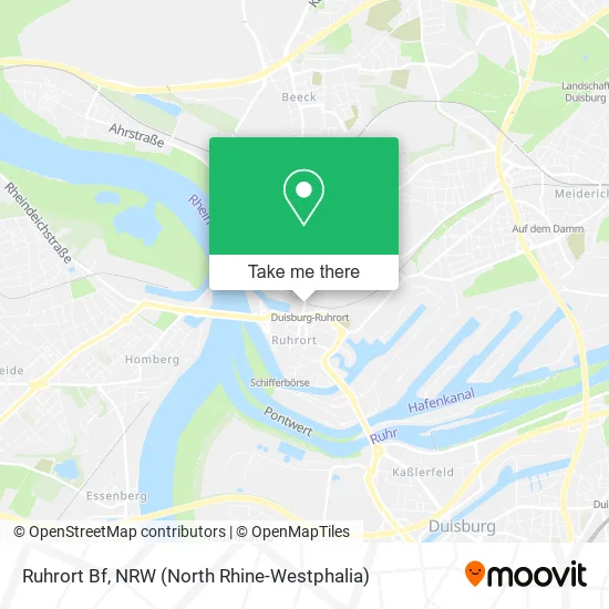 Карта Ruhrort Bf