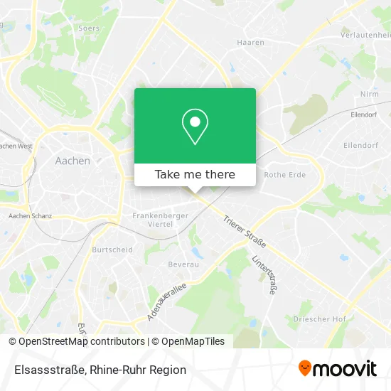 Карта Elsassstraße