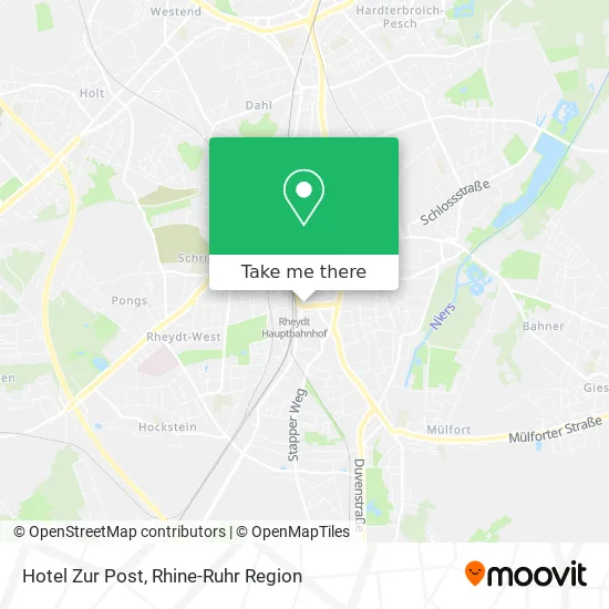 Карта Hotel Zur Post