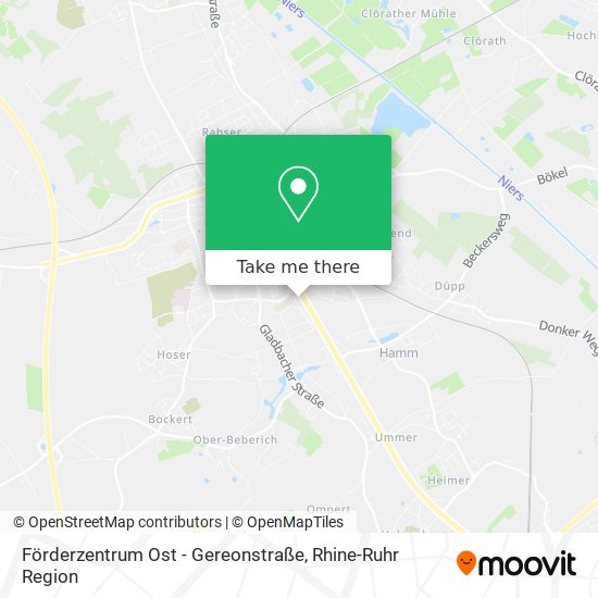 Карта Förderzentrum Ost - Gereonstraße