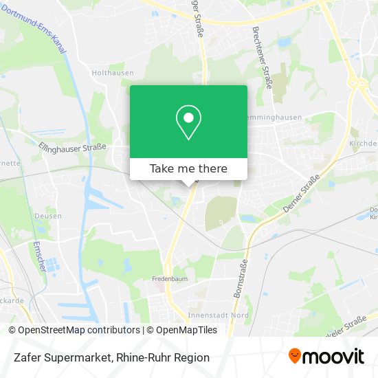 Zafer Supermarket map