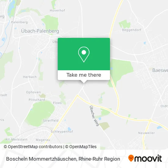 Карта Boscheln Mommertzhäuschen