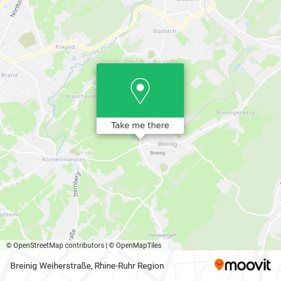 Breinig Weiherstraße map