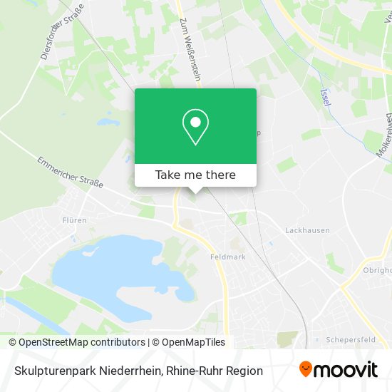 Skulpturenpark Niederrhein map