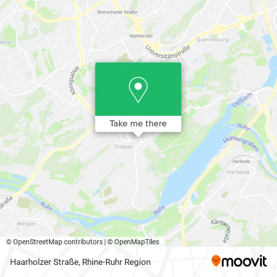 Карта Haarholzer Straße