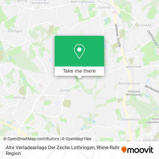 Alte Verladeanlage Der Zeche Lothringen map