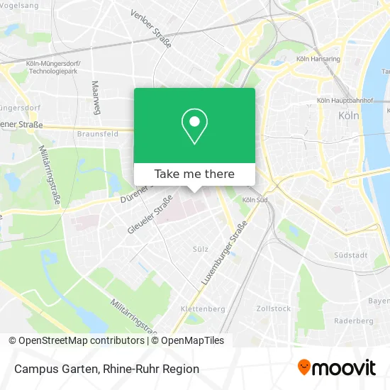 Карта Campus Garten