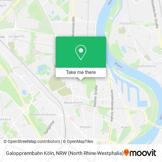 Карта Galopprennbahn Köln