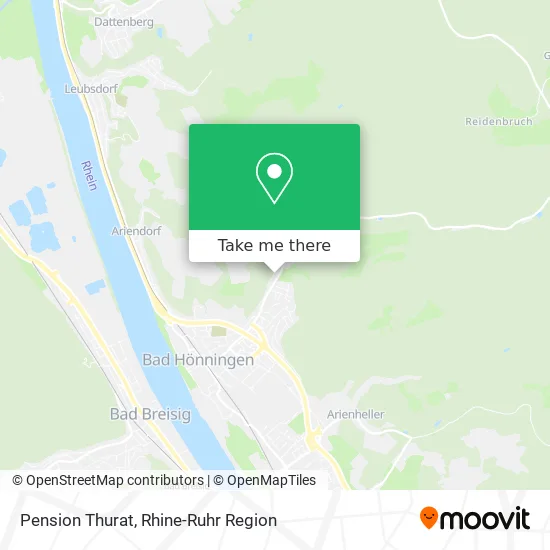 Pension Thurat map