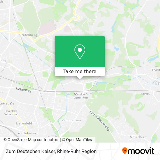 Карта Zum Deutschen Kaiser