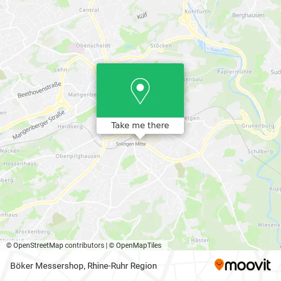 Карта Böker Messershop
