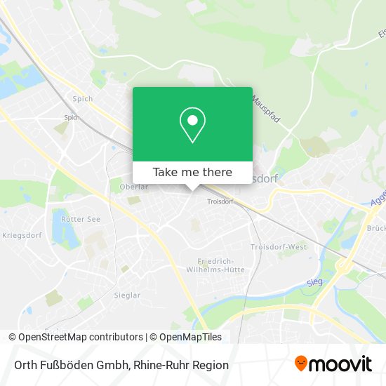 Orth Fußböden Gmbh map