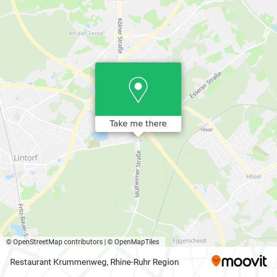 Restaurant Krummenweg map