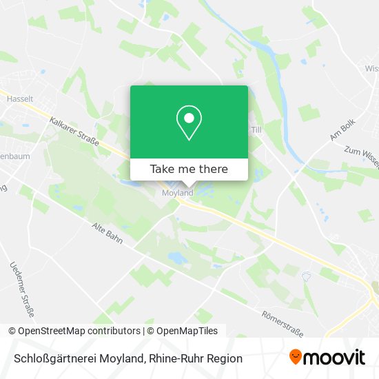 Schloßgärtnerei Moyland map