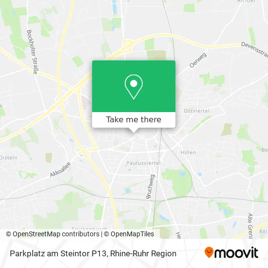 Карта Parkplatz am Steintor P13