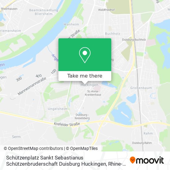 Schützenplatz Sankt Sebastianus Schützenbruderschaft Duisburg Huckingen map