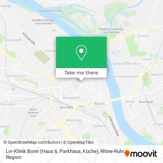Lvr-Klinik Bonn (Haus 6, Parkhaus, Küche) map