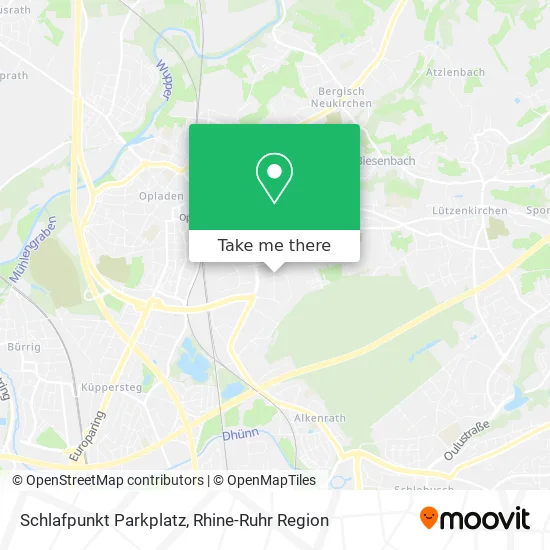 Карта Schlafpunkt Parkplatz