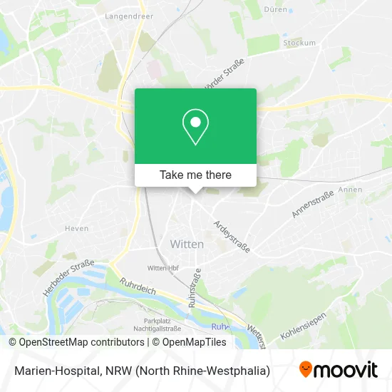 Marien-Hospital map