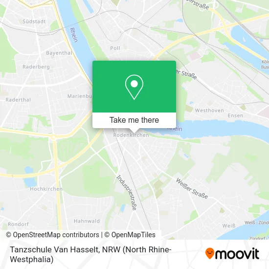 Карта Tanzschule Van Hasselt