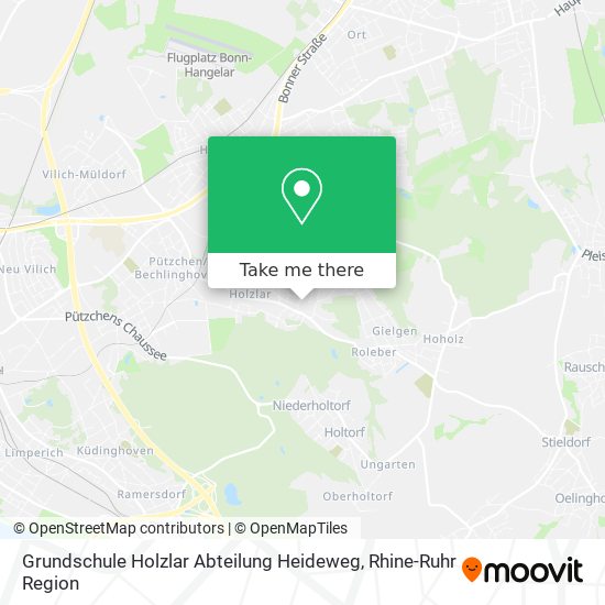 Grundschule Holzlar Abteilung Heideweg map