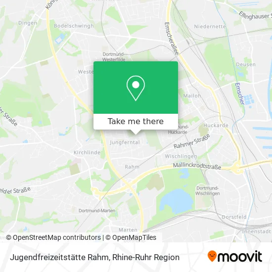 Карта Jugendfreizeitstätte Rahm