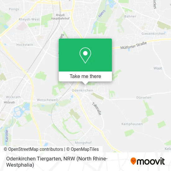 Карта Odenkirchen Tiergarten