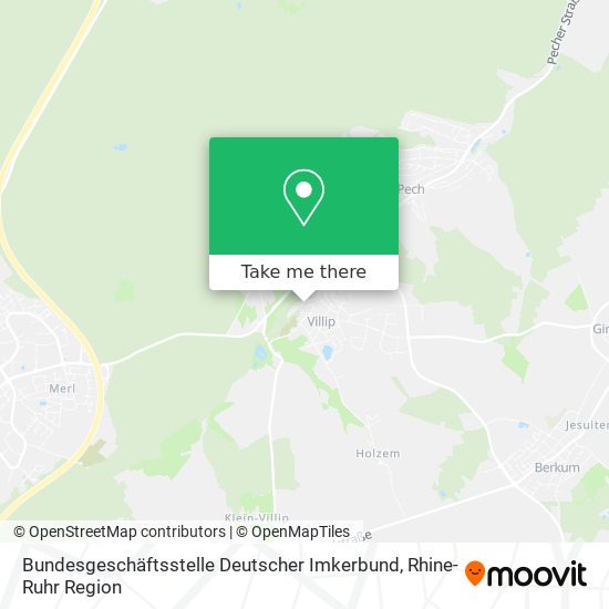 Карта Bundesgeschäftsstelle Deutscher Imkerbund