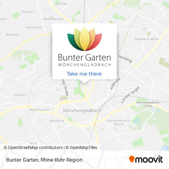 Bunter Garten map