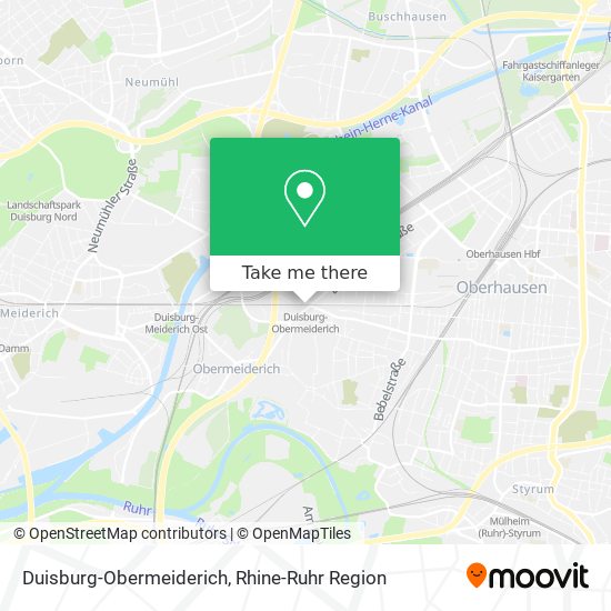 Карта Duisburg-Obermeiderich