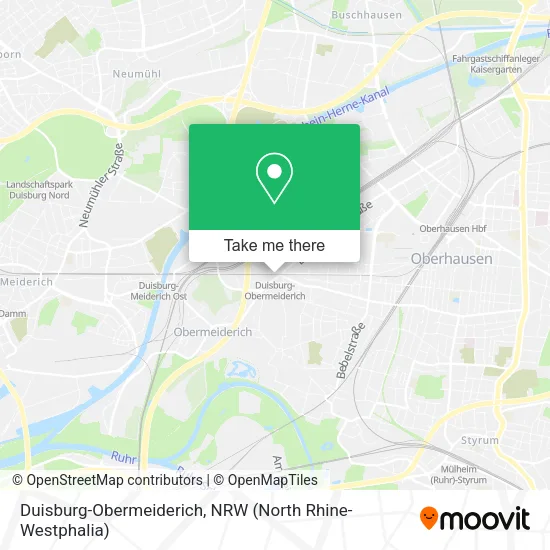 Карта Duisburg-Obermeiderich