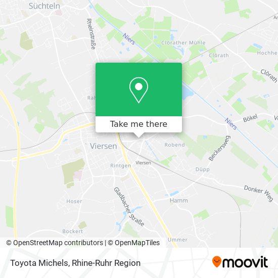 Карта Toyota Michels