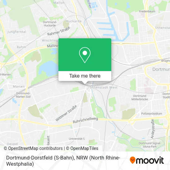 Карта Dortmund-Dorstfeld (S-Bahn)