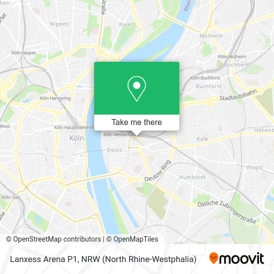 Lanxess Arena P1 map