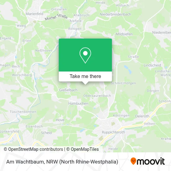 Am Wachtbaum map