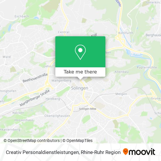 Creativ Personaldienstleistungen map