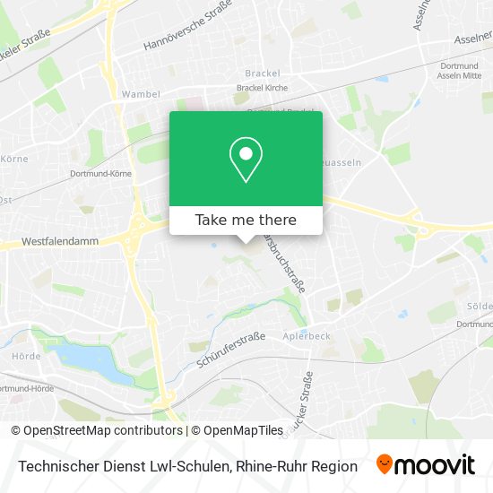 Technischer Dienst Lwl-Schulen map