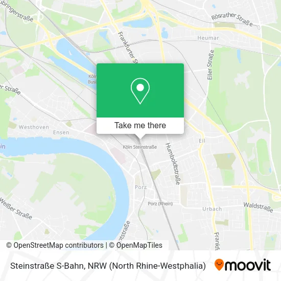 Карта Steinstraße S-Bahn