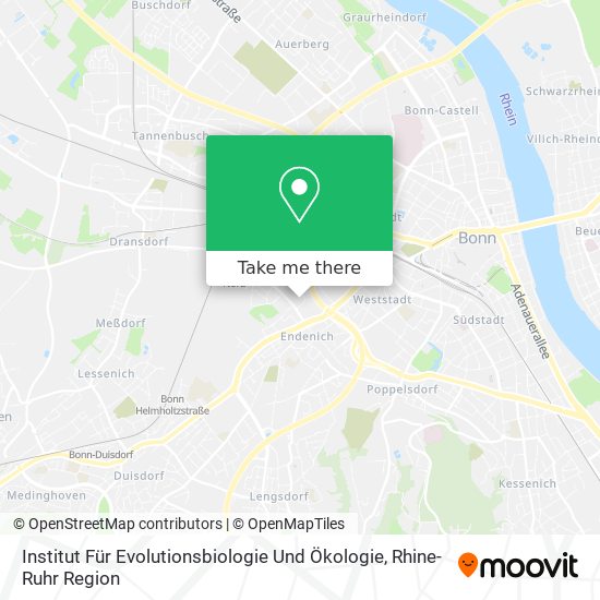 Institut Für Evolutionsbiologie Und Ökologie map