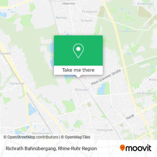 Richrath Bahnübergang map