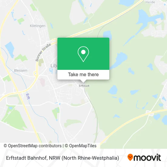 Erftstadt Bahnhof map