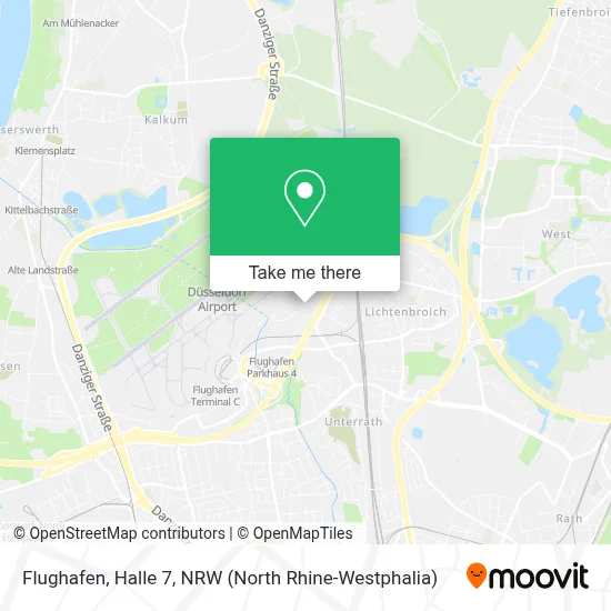 Flughafen, Halle 7 map